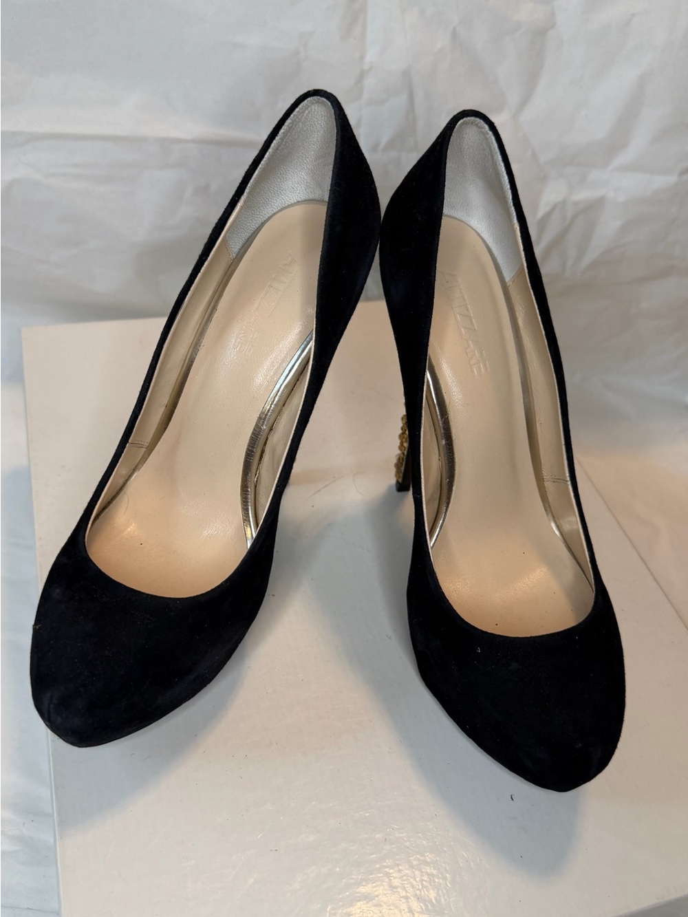 Altuzarra Black Suede Pointed-Toe Stiletto Pumps